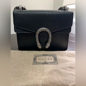 Gucci Dionysus Mini Black Leather